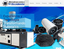 Tablet Screenshot of metaloccidente.com